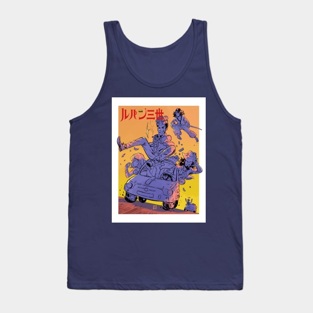 Lupin's Gang Tank Top by dylanbeedoodles